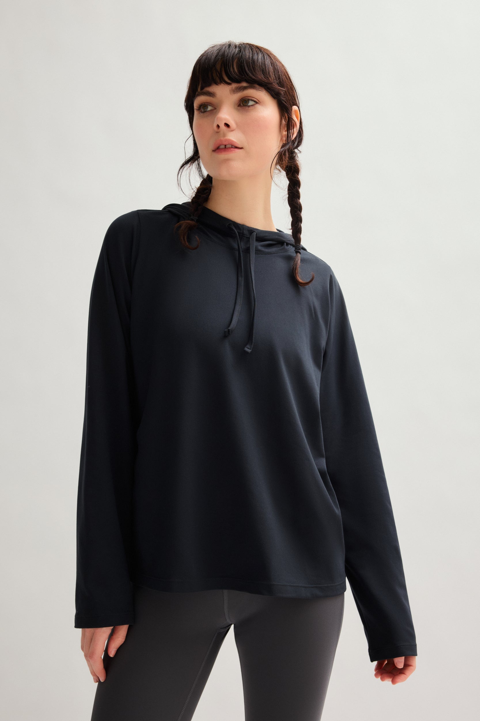 Black ReSet Oversized Hoodie