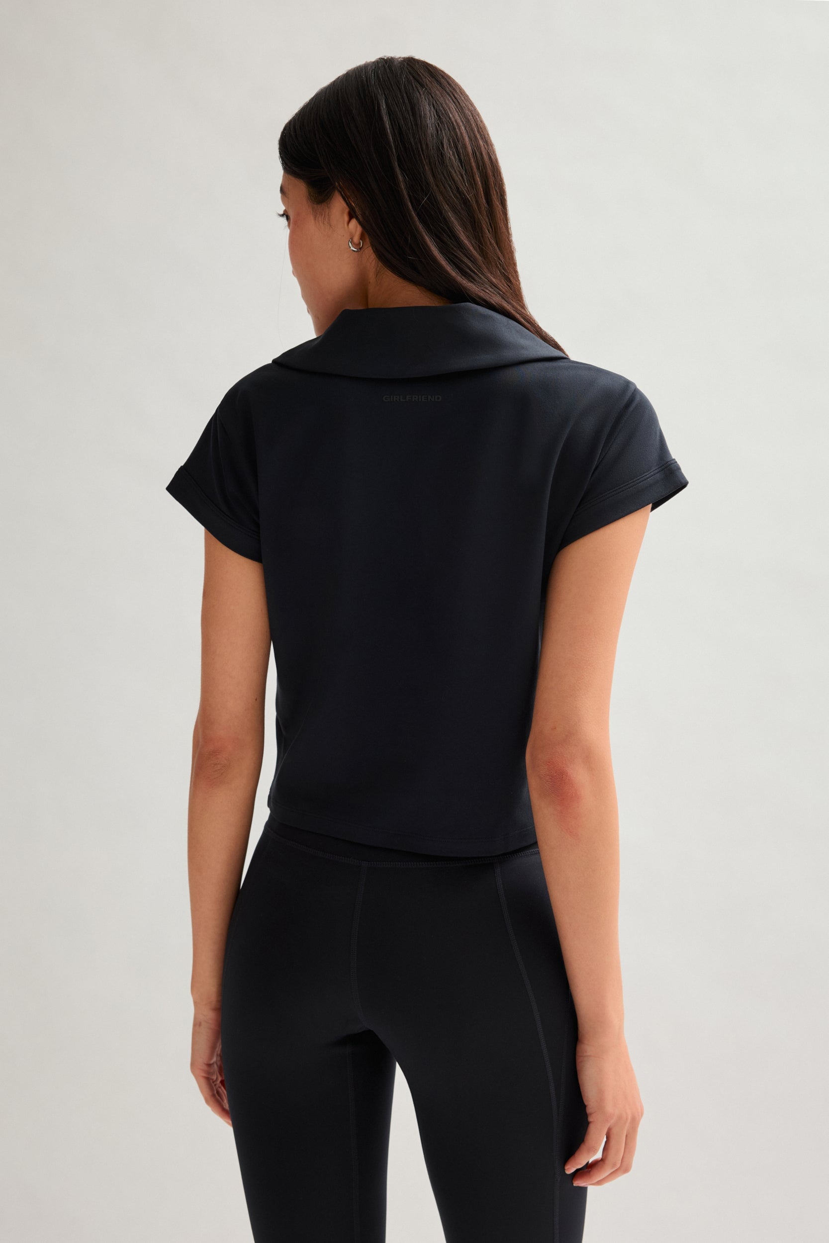 Black ReSet Polo Shirt