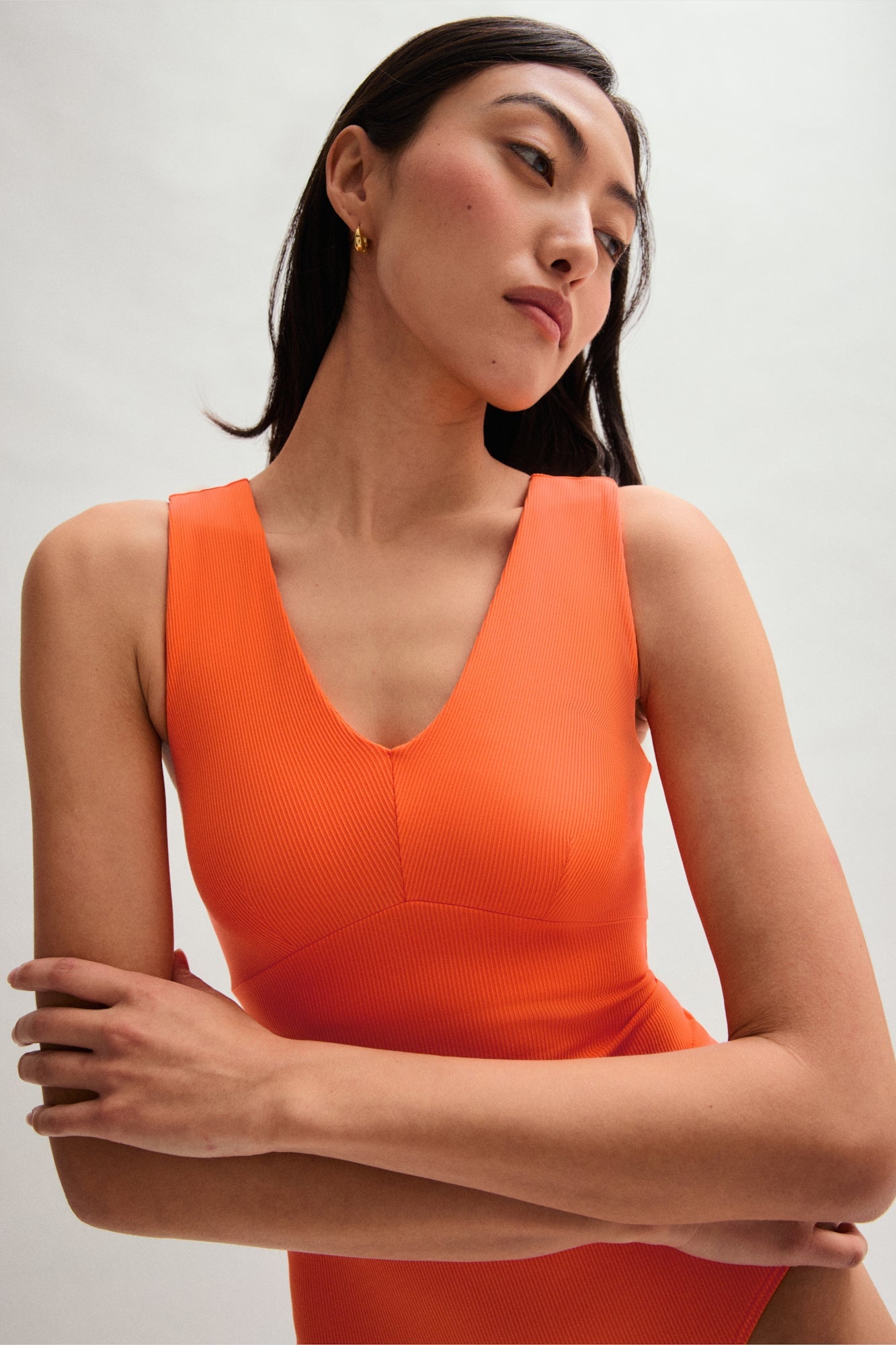 Crush Amelia V-Neck Bodysuit